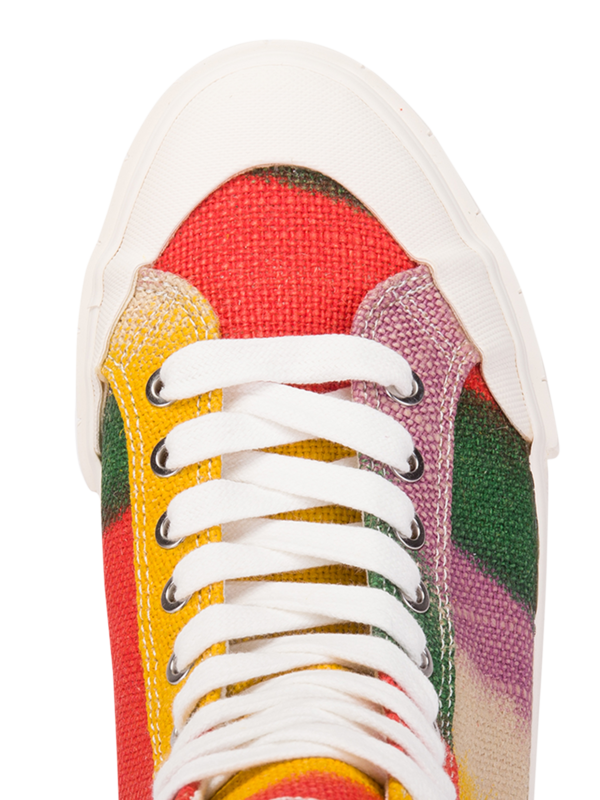 Palm Jute High-Top Sneakers