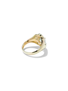 خاتم جيف ذيم فلاورز | ذهب أصفر عيار 9 قيراط