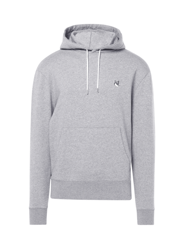 Grey Fox Head Patch Classic Hoodie