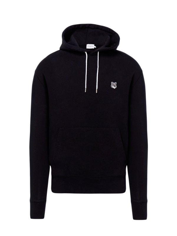 Grey Fox Head Patch Classic Hoodie