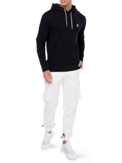Grey Fox Head Patch Classic Hoodie