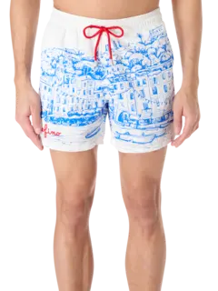 Gustavia Placed Print Shorts