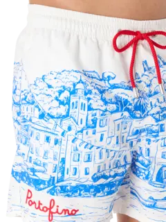 Gustavia Placed Print Shorts