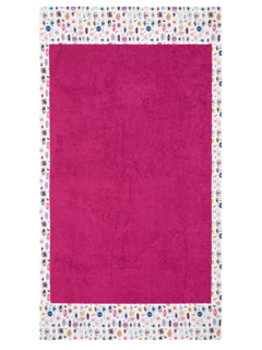 Starry Eyes Fuchsia Head 2 Toe Beach Towel