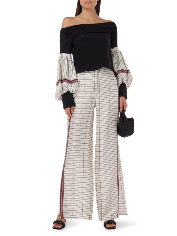 Suarez Printed Silk Pants