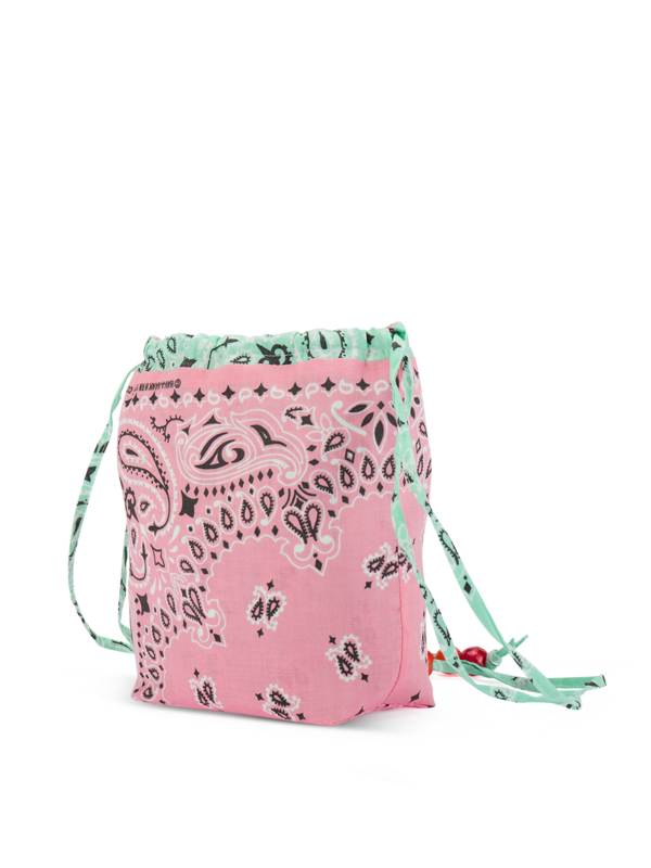 Mini bucket bag pale pink mint HAPPY