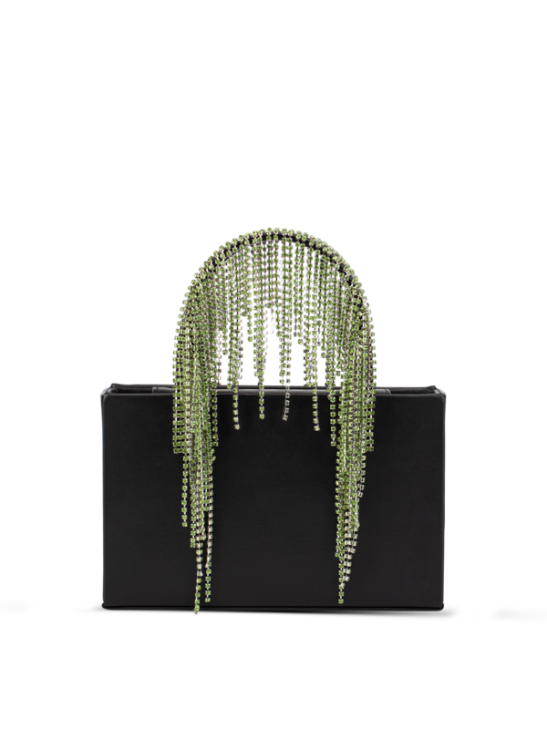 Midi Crystal Fringe Tote