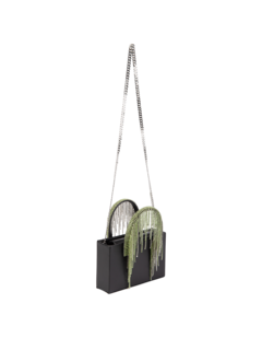 Midi Crystal Fringe Tote