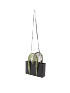 Midi Crystal Fringe Tote