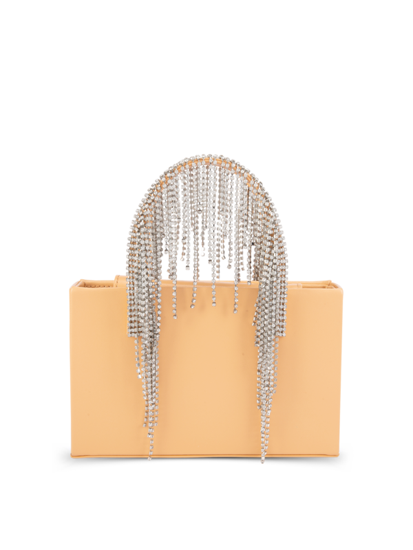 Midi Crystal Fringe Tote
