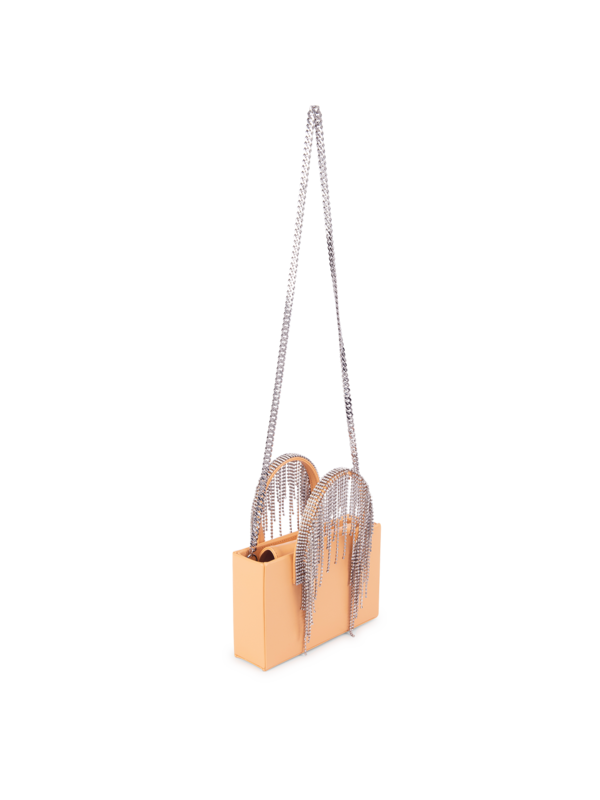Midi Crystal Fringe Tote