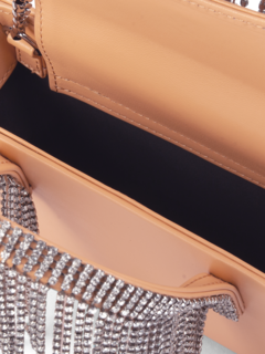 Midi Crystal Fringe Tote