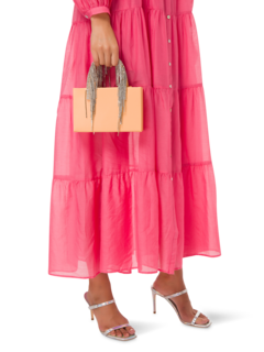 Midi Crystal Fringe Tote