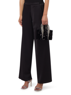 SEQUIN MIDI CRYSTAL FRINGE TOTE