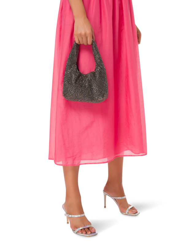 Mini Crystal Mesh Armpit Bag