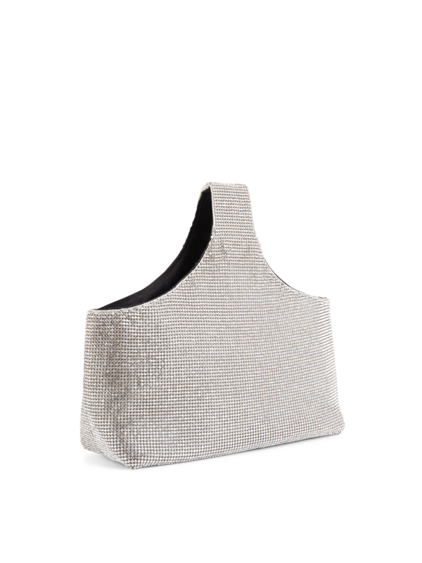 Mini Armloop Crystal Mesh Bag