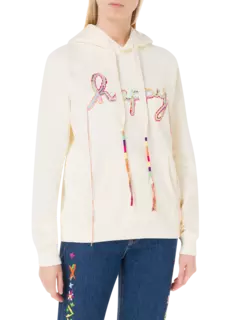 هودي مطرز بكلمة "Happy"