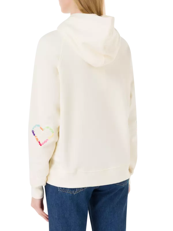 هودي مطرز بكلمة "Happy"