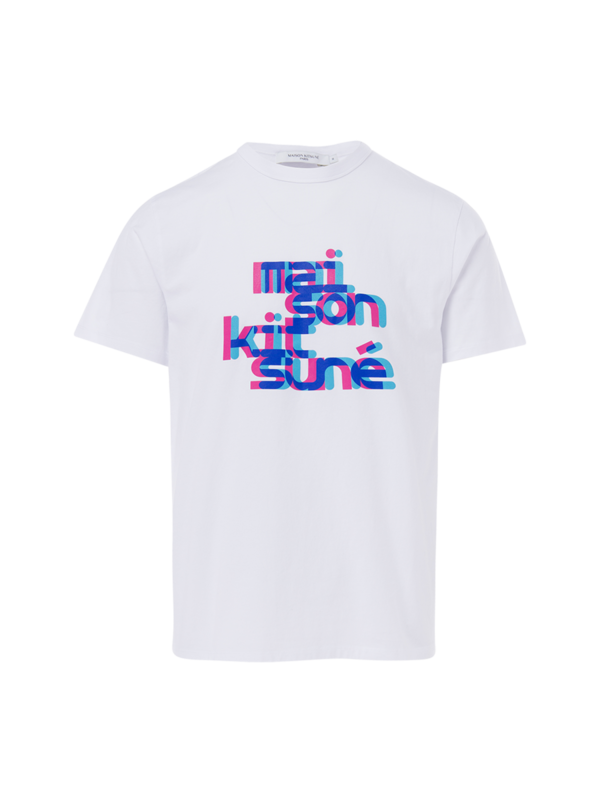 Neon Offset Typographic T-Shirt