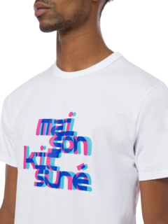Neon Offset Typographic T-Shirt