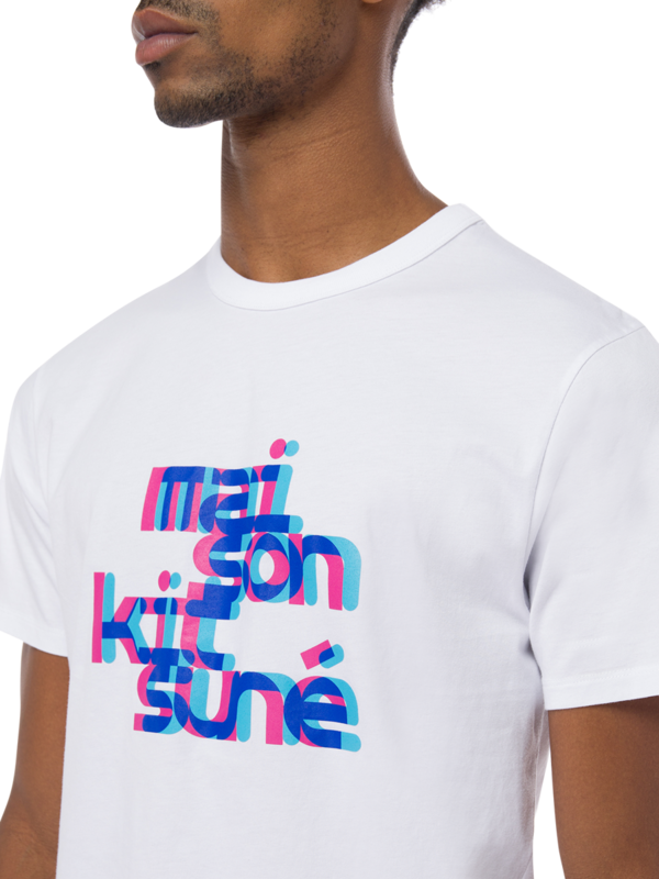 Neon Offset Typographic T-Shirt