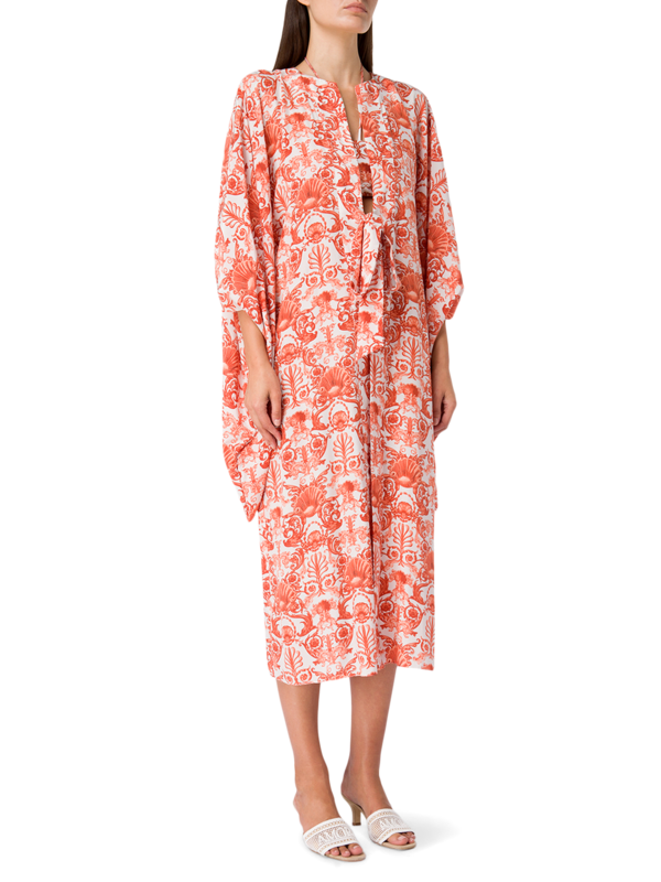 Midi Robe with Knot