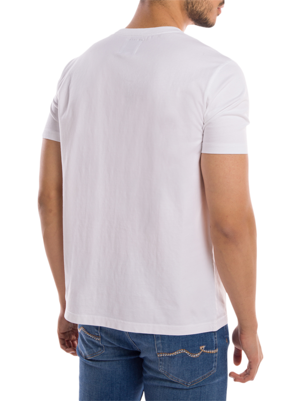 Crewneck T-Shirt with Small Patch