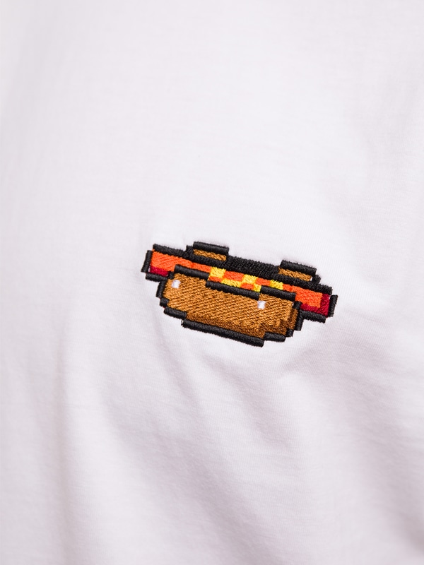Crewneck T-Shirt with Small Patch