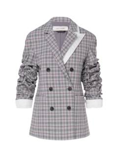 Walker Plaid Tailored Blazer