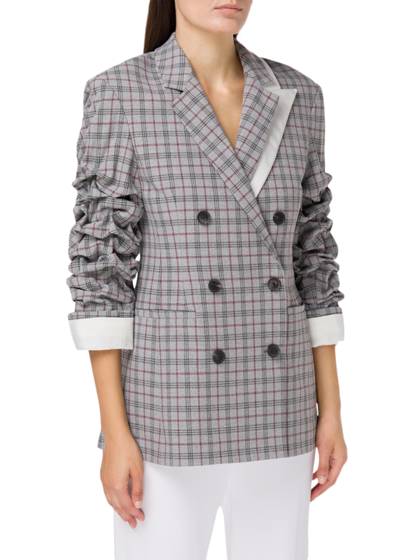 Walker Plaid Tailored Blazer