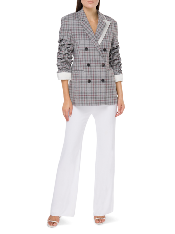 Walker Plaid Tailored Blazer