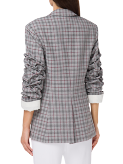 Walker Plaid Tailored Blazer