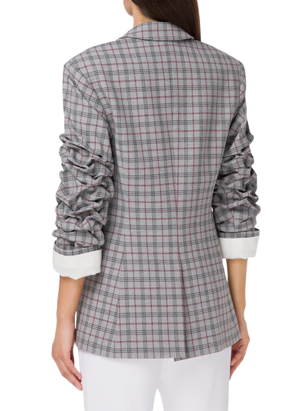 Walker Plaid Tailored Blazer