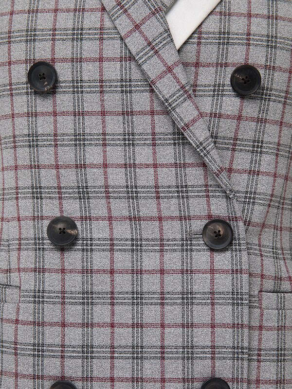 Walker Plaid Tailored Blazer
