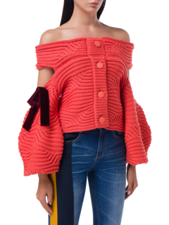 CHUNKY WOOL KNIT MAGALIE SWEATER