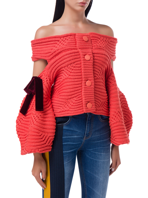 CHUNKY WOOL KNIT MAGALIE SWEATER