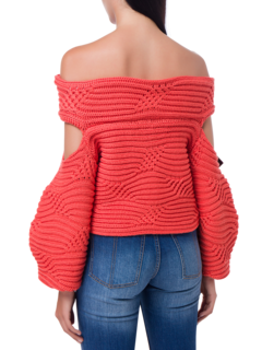 CHUNKY WOOL KNIT MAGALIE SWEATER