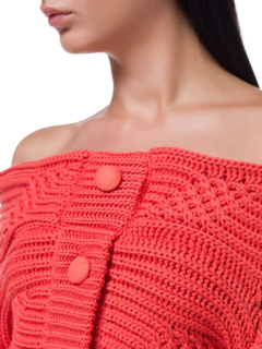 CHUNKY WOOL KNIT MAGALIE SWEATER