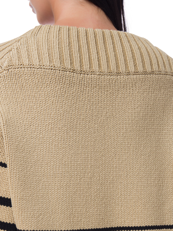 STRIPE JACQUARD KNIT MARGAUX DRESS