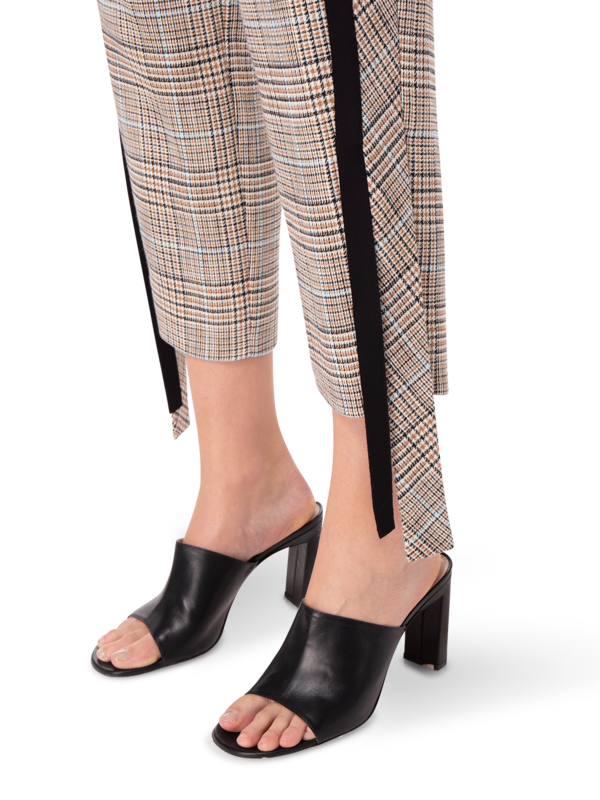 PLAID SUITING ECKLAND TROUSER WITH SIDE PANELS