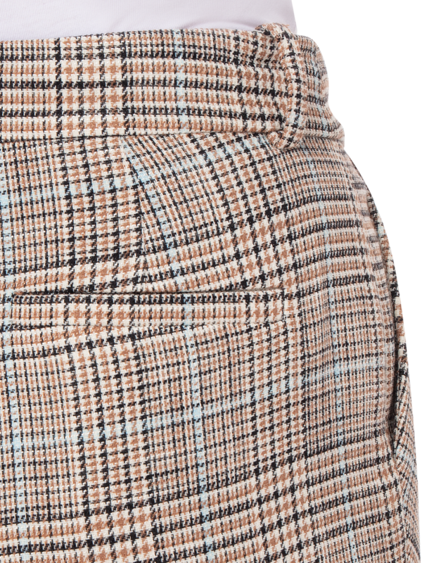 PLAID SUITING ECKLAND TROUSER WITH SIDE PANELS
