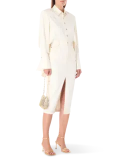 فستان جينز آيفي بتصميم قميص