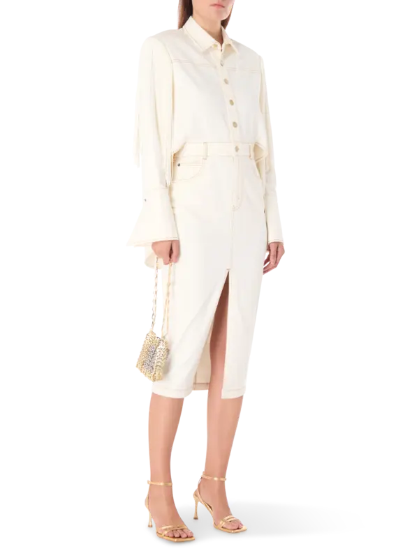 فستان جينز آيفي بتصميم قميص