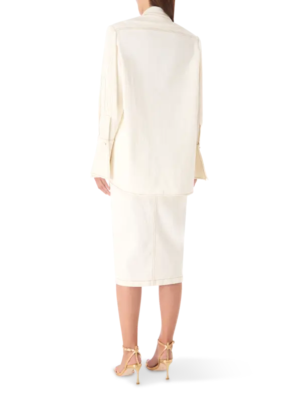 فستان جينز آيفي بتصميم قميص