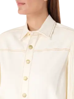 فستان جينز آيفي بتصميم قميص