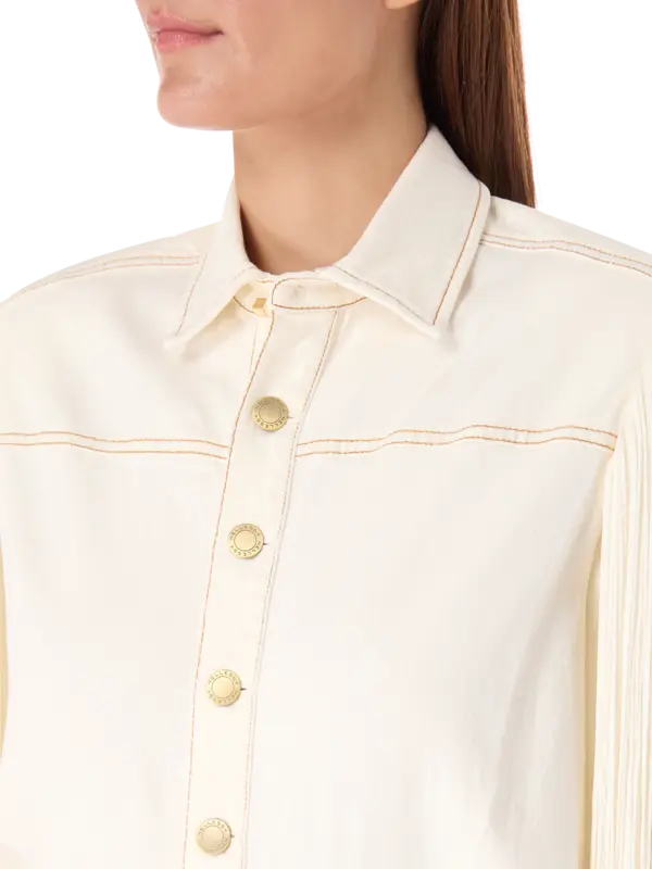 فستان جينز آيفي بتصميم قميص