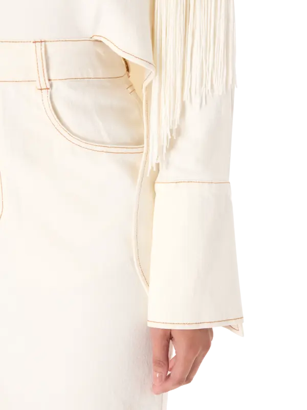 فستان جينز آيفي بتصميم قميص