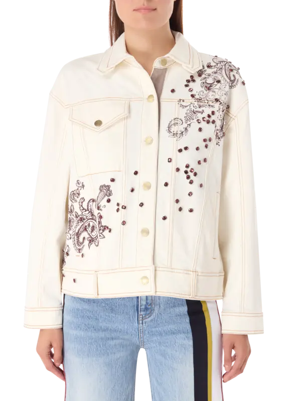 جاكيت كوزمو مطرز بالكريستال