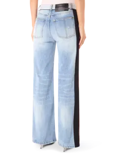 بنطال جينز ستان بقصة أرجل مستقيمة