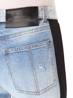 بنطال جينز ستان بقصة أرجل مستقيمة